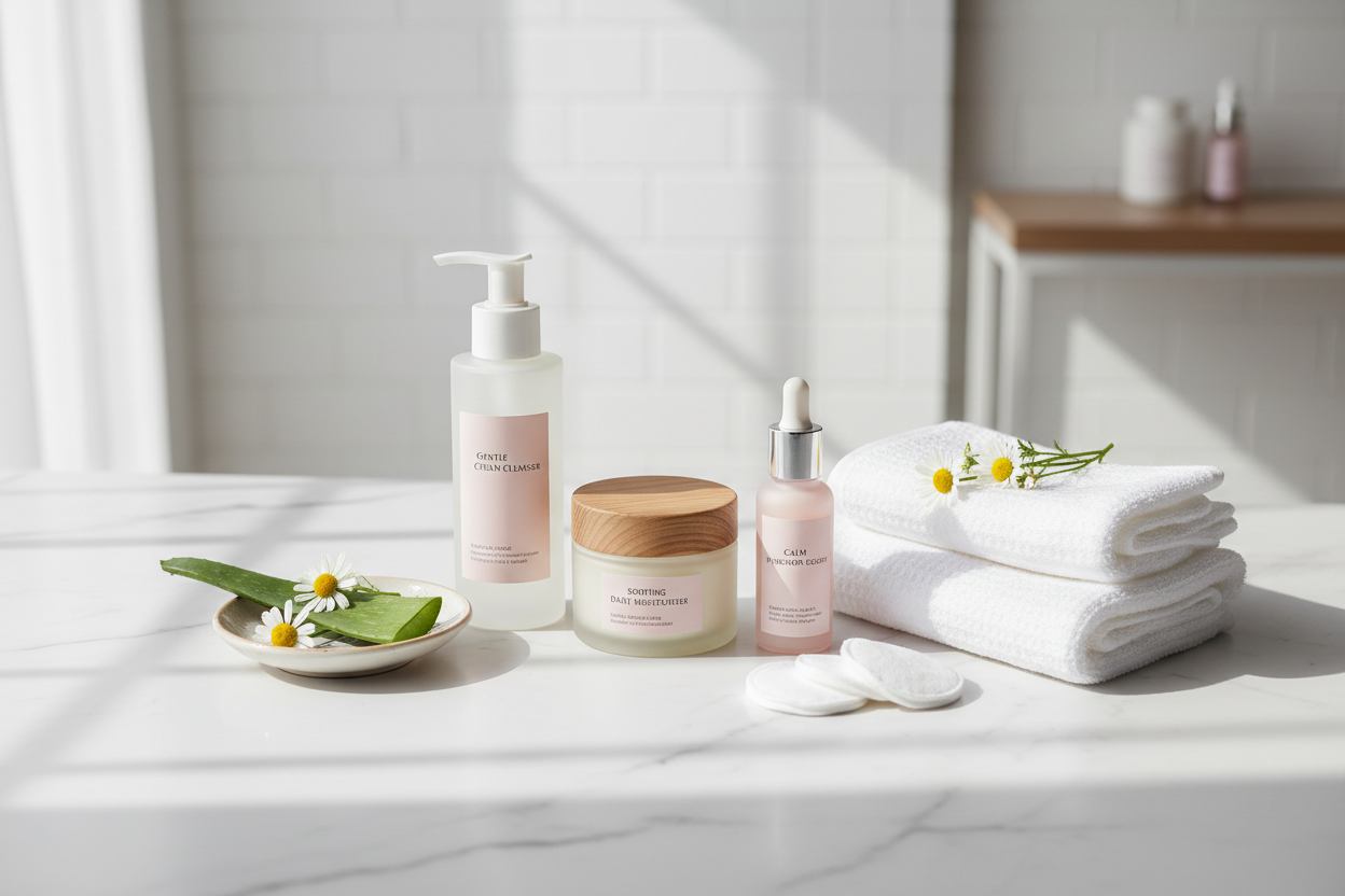 Minimal Skincare Routine for Sensitive Allergy-Prone Skin