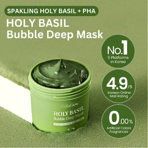 Korean Holy Basil Bubble Deep Mask
