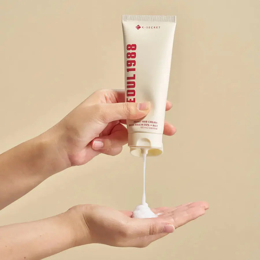SEOUL 1988 Cream : Snail Mucin 93% + Rice •Concerns