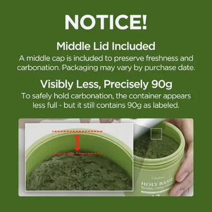 Korean Holy Basil Bubble Deep Mask