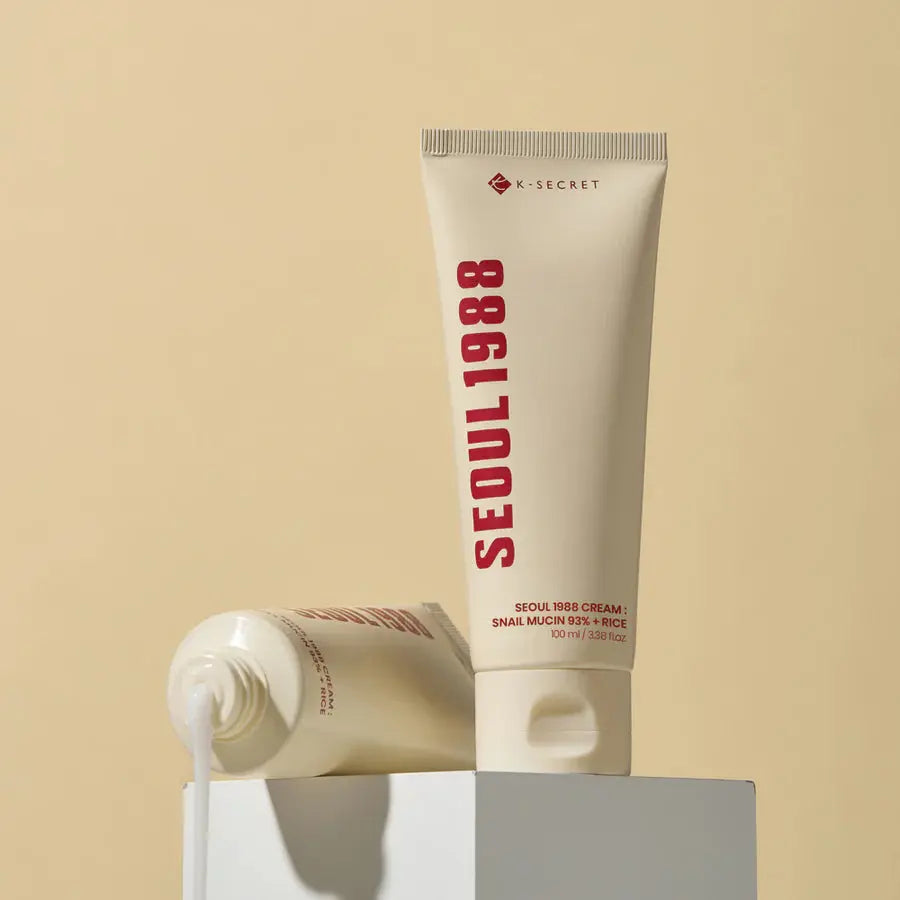 SEOUL 1988 Cream : Snail Mucin 93% + Rice •Concerns