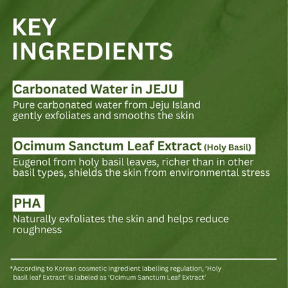 Korean Holy Basil Bubble Deep Mask